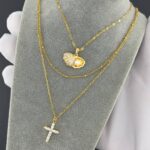 "Seashell" VERIŽICA, 18K Gold Plated Steel - slika 2