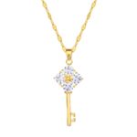 "Key" VERIŽICA, 18K Gold Plated Steel