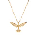 "Bird" VERIŽICA, 18K Gold Plated Steel - slika 2
