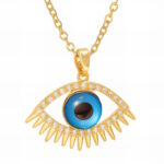 "Evil Eye" VERIŽICA, 18K Gold Plated Steel