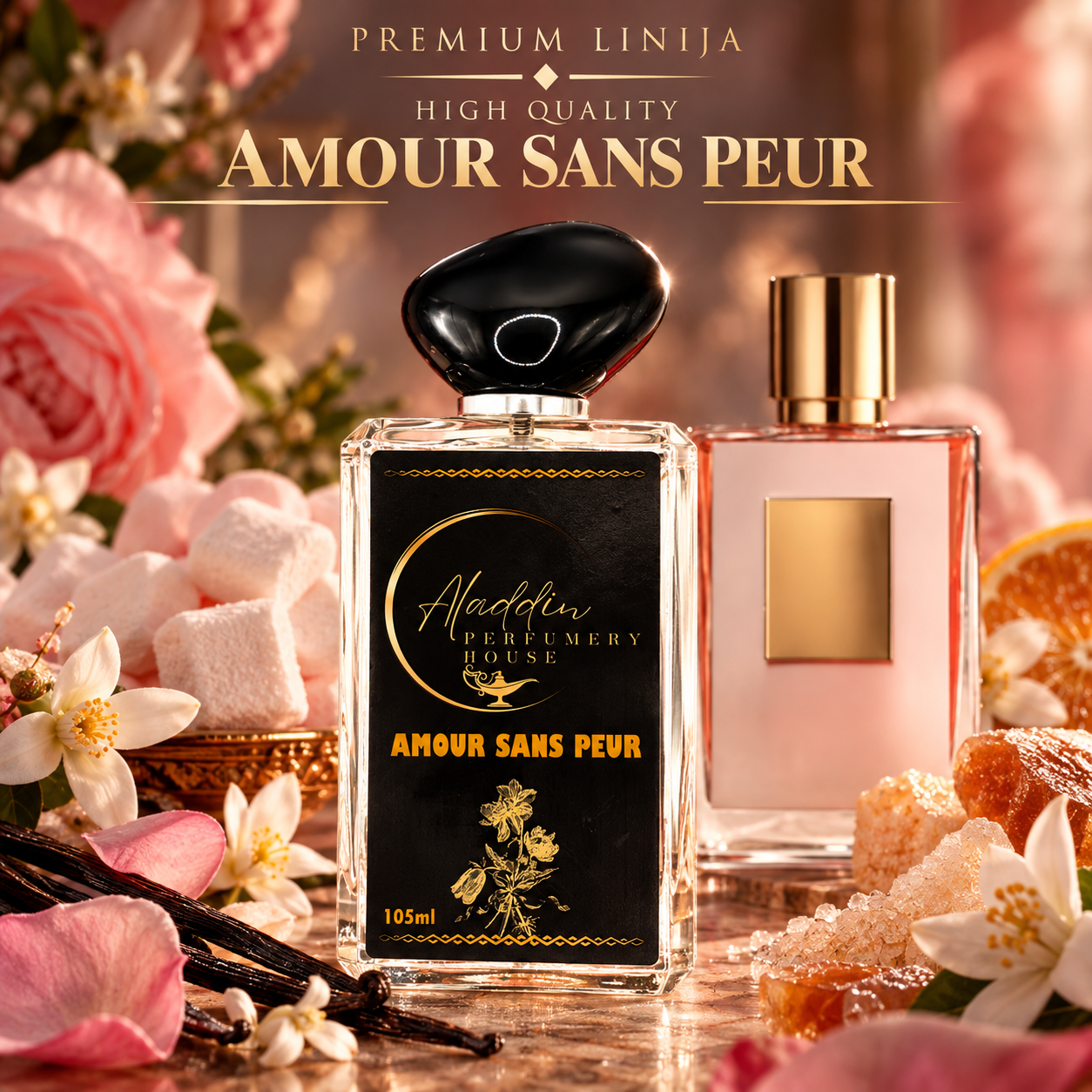 AMOUR SANS PEUR inspired by LOVE DON’T BE SHY KILIAN_aladdin_perfumery_house AMOUR SANS PEUR – točen parfum po navdihu LOVE DON'T BE SHY KILIAN