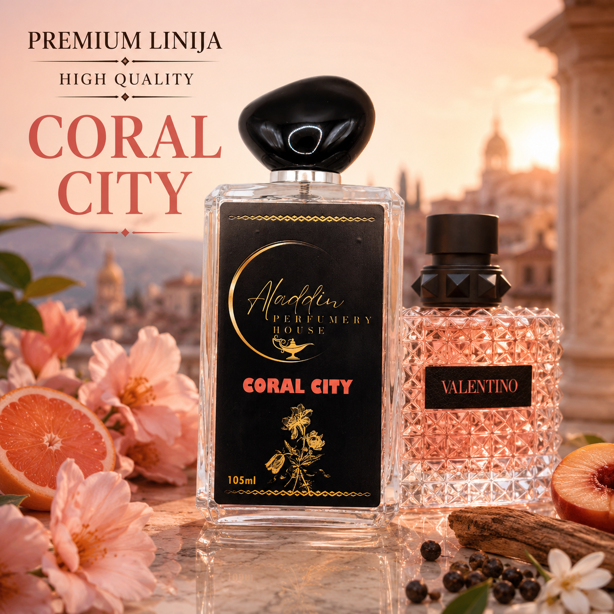 CORAL CITY inspired by BORN IN ROMA THE CORAL FANTASY DONNA VALENTINO_aladdin_perfumery_house CORAL CITY inspired by BORN IN ROMA THE CORAL FANTASY DONNA VALENTINO - slika 1