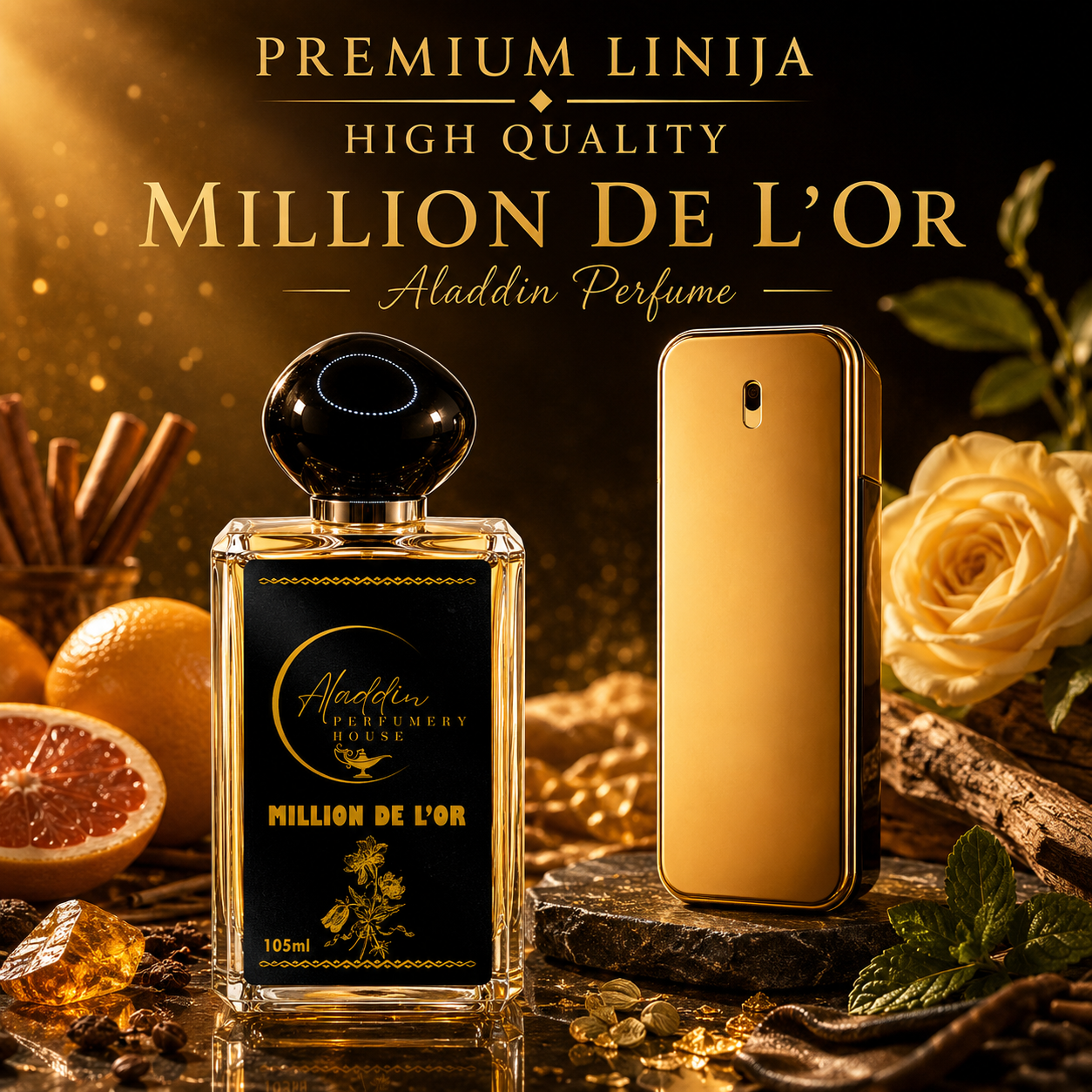 Million De L'or inspired by 1 Million Rabanne for men_aladdin_perfumery_house Million De L'or – točen parfum po navdihu 1 Million Rabanne for men