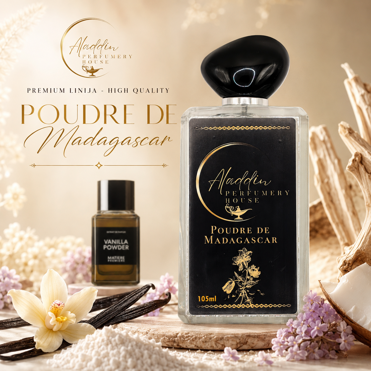 Poudre de Madagascar inspired by Matiere Premiere Vanille Powder Extrait_aladdin_perfumery_house Poudre de Madagascar inspired by Matiere Premiere Vanille Powder Extrait - slika 1
