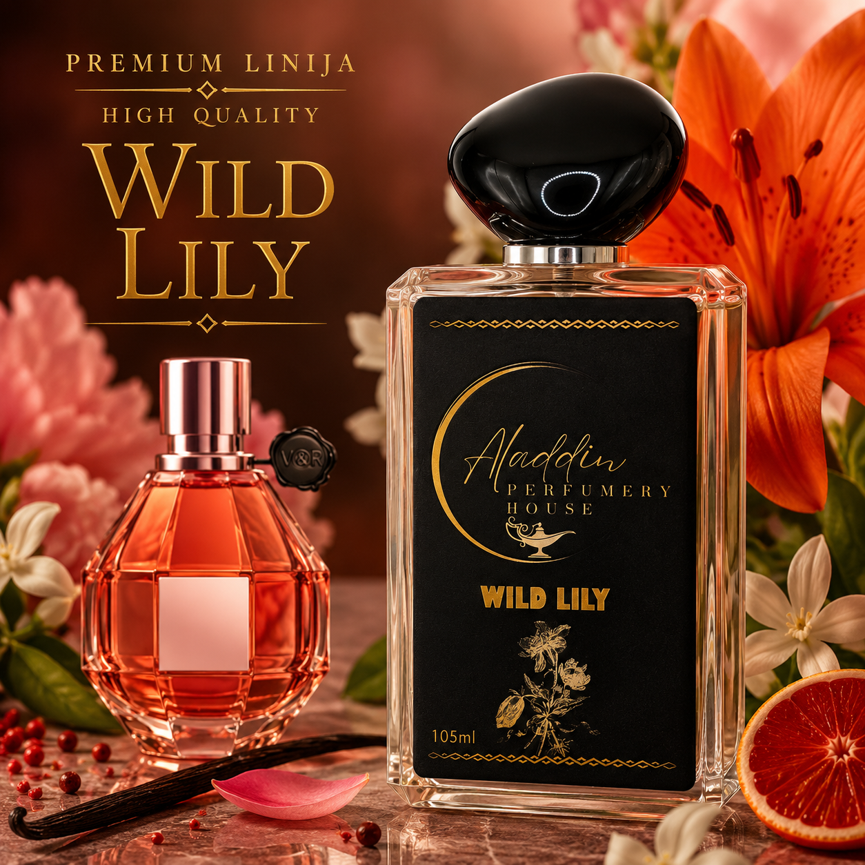 Wild Lily inspired by FLOWERBOMB TIGER LILY VIKTOR&ROLF_aladdin_perfumery_house Wild Lily inspired by FLOWERBOMB TIGER LILY VIKTOR&ROLF - slika 1