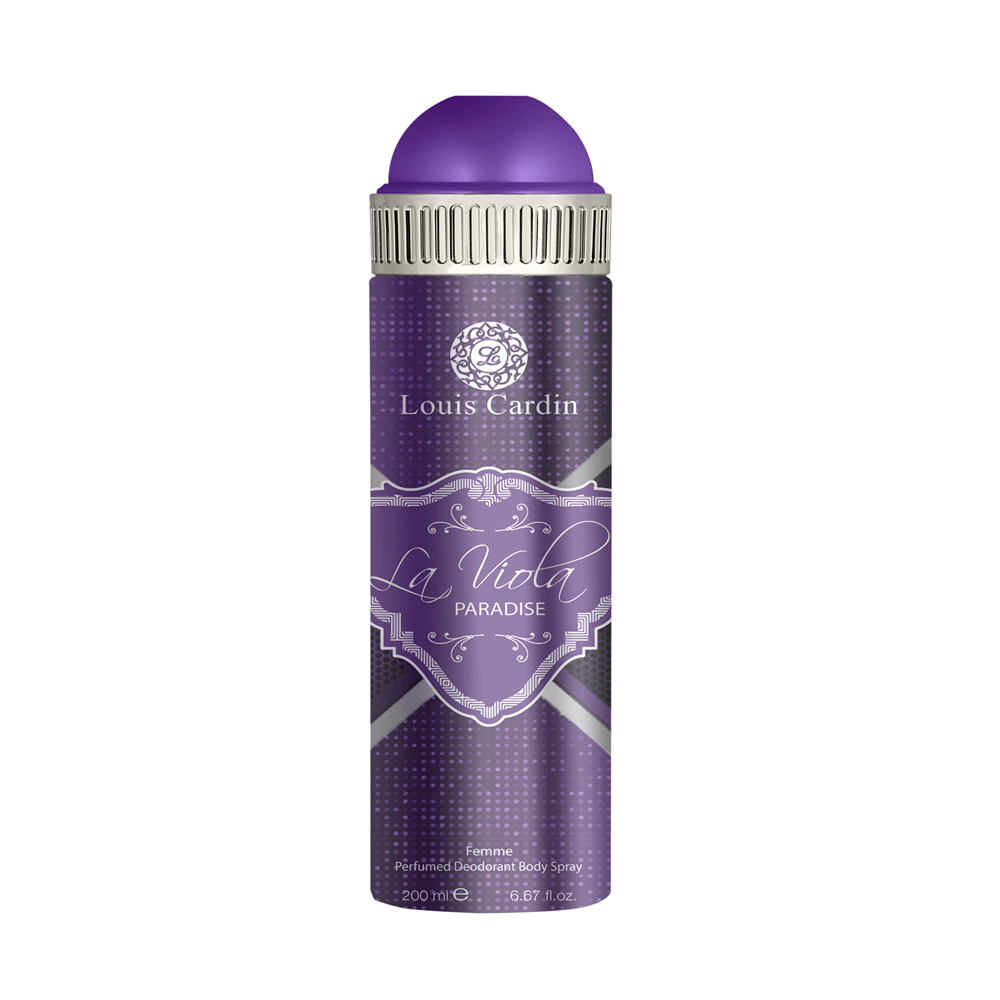 la-viola-paradise-1-1.png LA VIOLA PARADISE Deodorant v spreju Louis Cardin 200ml - slika 1