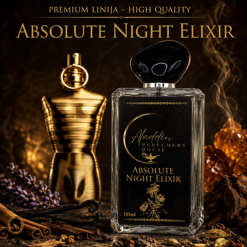 Absolute Night Elixir – točen parfum po navdihu Le Male Elixir Absolu Jean Paul Gaultier
