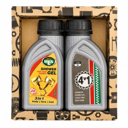 INDUSTRIAL DARILNI SET ZA MOŠKE 2×250ML | GEL ZA TUŠIRANJE