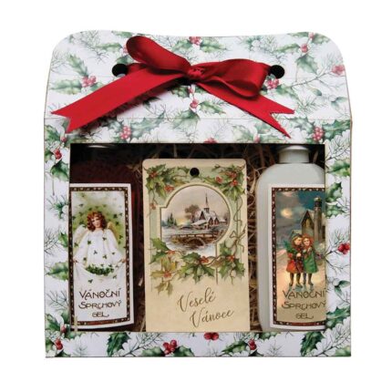 BOŽIČNI DARILNI SET MERRY CHRISTMAS 2×100ML | JABOLKO IN CIMET