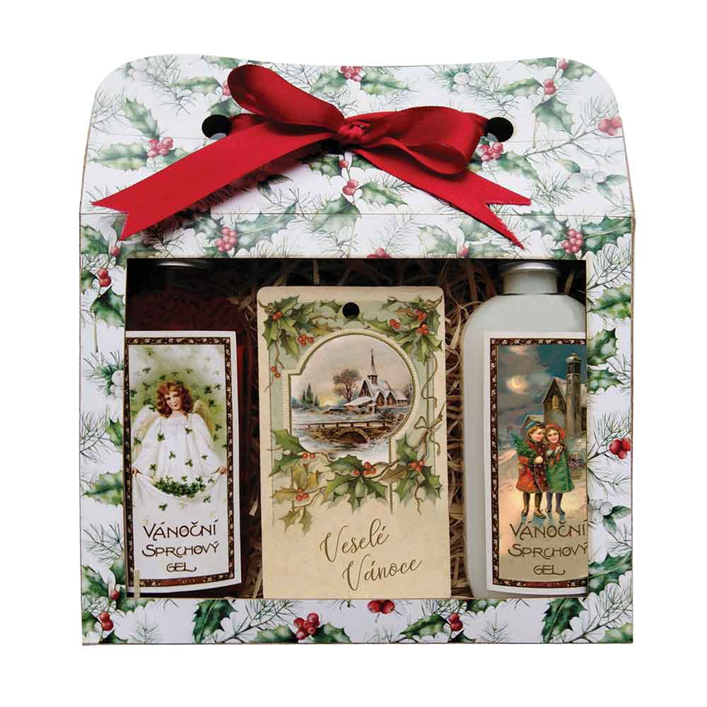 BC210126-2.jpg BOŽIČNI DARILNI SET MERRY CHRISTMAS 2×100ML | JABOLKO IN CIMET - slika 1