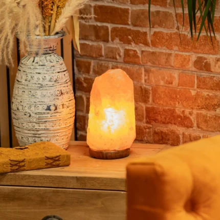 Himalajska solna lampa s podstavkom, 3–5 kg | Aladdin – 2