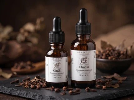 Klinčkovec (list) – 100 % naravno eterično olje – 15 ml in 30 ml, Aladdin Perfumery House