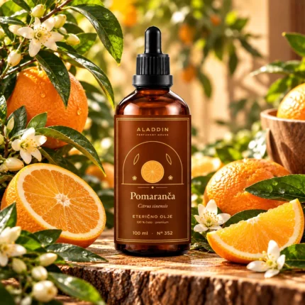Sladka pomaranča – 100 % naravno eterično olje – Aladdin Perfumery House