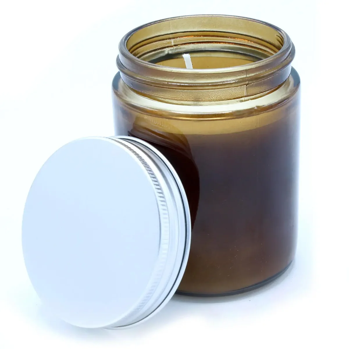 ylang-ylang-paculi-sojina-sveca-1 Sojina sveča ylang ylang in pačuli v kozarcu iz rjavega stekla